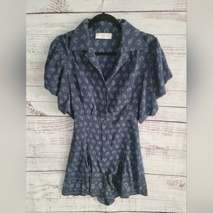 Michael Kors Collection S2 Silk Romper